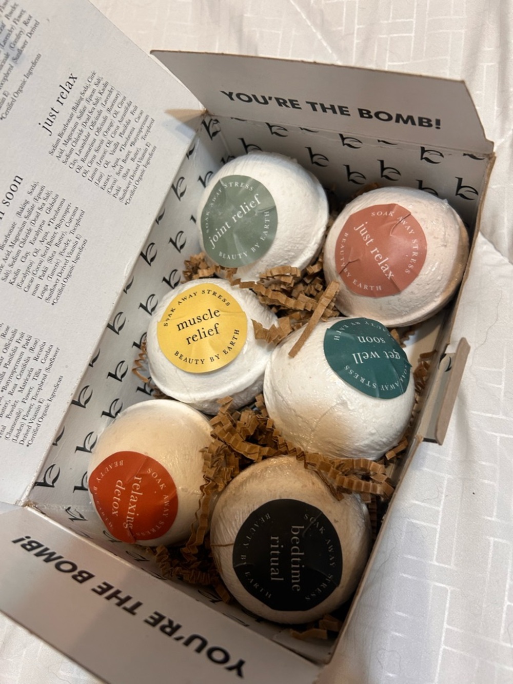 Bath Bomb Gift Set - Assorted Colors beauty by earth designer bath bombs